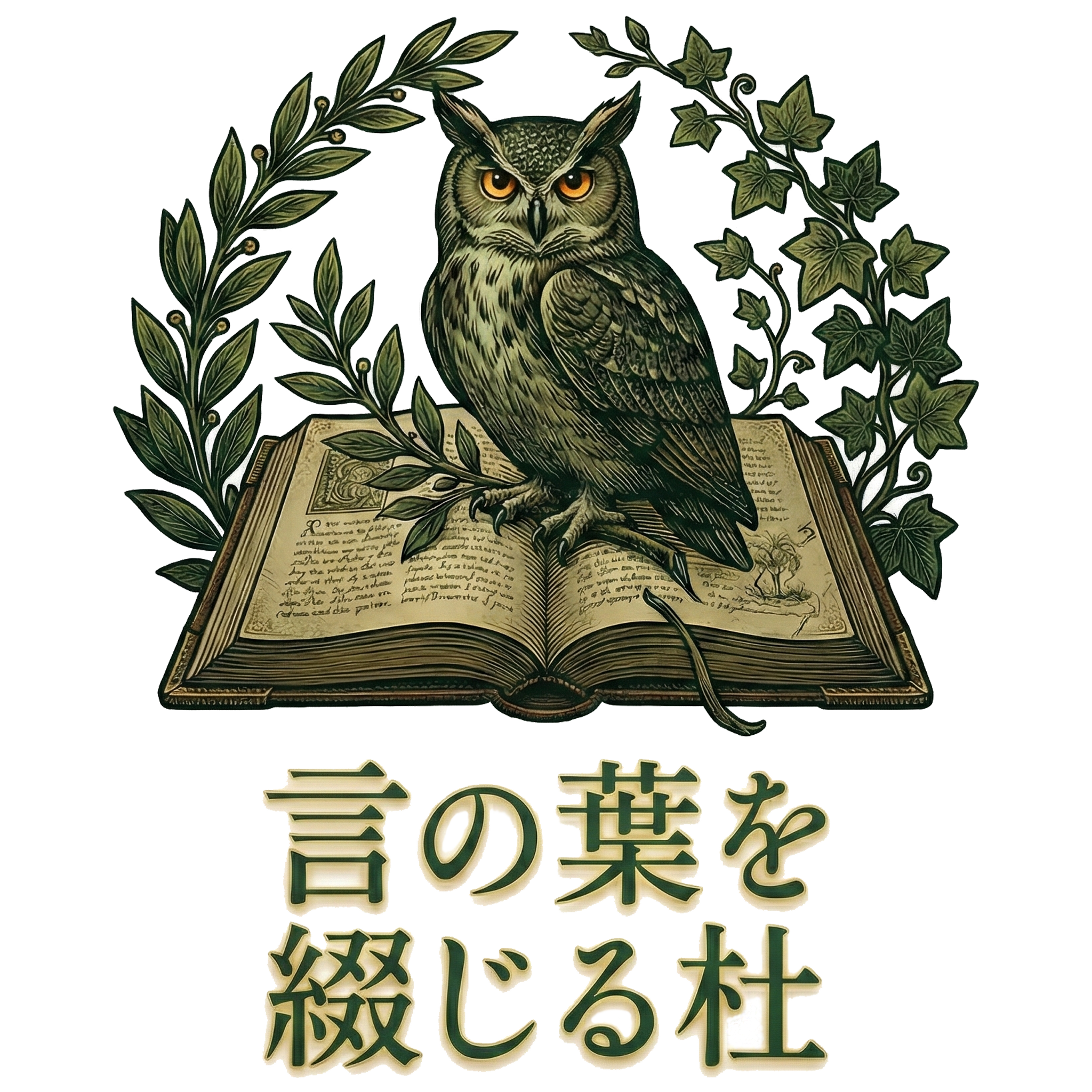 言の葉を綴じる杜アイコン